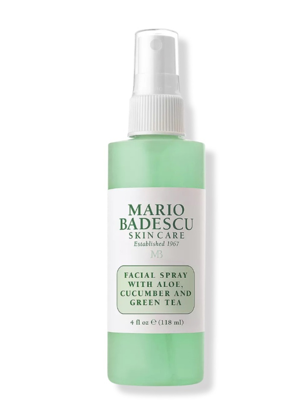 Mario Badescu Facial Spray with Aloe, Cucumber and Green Tea 4oz BRAND NEW